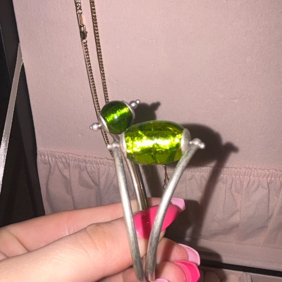 Green Stone Vintage bracelet - Picture 1 of 4